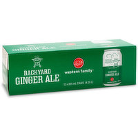 Western Family - Backyard Ginger Ale, 12 Each