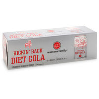 Western Family - Kickin Back Diet Cola, 12 Each