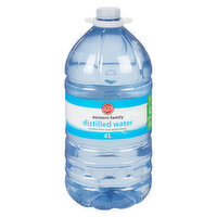 western Family - Distilled Water, 4 Litre