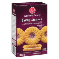 western Family - Raspberry Fruit Cream Cookies