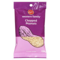 Western Family - Chopped Peanuts, 130 Gram