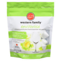 Western Family - Natural Dish Pouches - Lemon, 26 Each