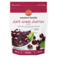 Western Family - Dark Sweet Pitted Cherries, Frozen, 400 Gram