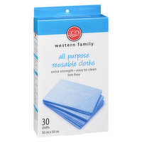 western Family - All Purpose Reusable Cleaning Cloths