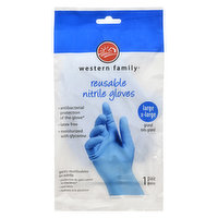 Western Family - Resusable Nitrile Gloves - Large/XLarge