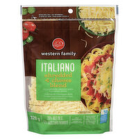 Western Family - Italiano Shredded 4 Cheese Blend, 320 Gram