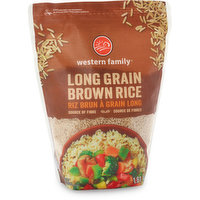 Western Family - Long Grain Brown Rice, 1.81 Kilogram