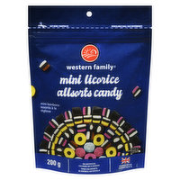 Western Family - Mini Licorice Allsorts Candy, 200 Gram