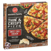 Western Family - Pizza Thin & Crispy - Sweet Chili Chicken