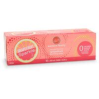 Western Family - Grapefruit Sparkle Sparkling Water, 12 Each