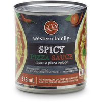Western Family - Spicy Pizza Sauce, 213 Millilitre