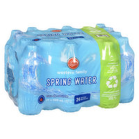 Western Family - Spring Water, 24 Each
