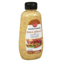 Western Family - Prepared Stone Ground Mustard, 325 Millilitre