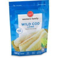 western Family - Frozen Cod Loins, 568 Gram