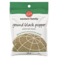 Western Family - Pepper Black - Ground, 145 Gram