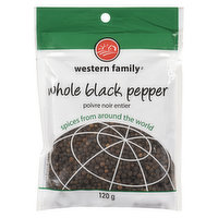 western Family - Black Pepper - Whole