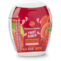 Western Family Western Family - Liquid Water Enhancer - Drop The Fruit Punch, 48 Millilitre