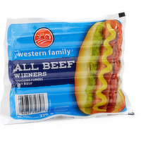 Western Family Western Family - All Beef Hot Dog Wieners, 10 Each