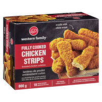 Western Family Western Family - Chicken Strips - Fully Cooked, 800 Gram