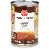 Western Family - Beef Broth Condensed Soup, 284 Millilitre
