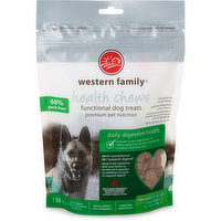 Western Family - Health Chews Dog Treats - Daily Digestive Health