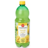 Western Family - Lemon Juice from Concentrate, 946 Millilitre