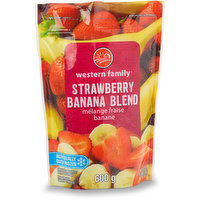 Western Family - Strawberry Banana Blend, 600 Gram
