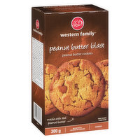 Western Family - Peanut Butter Blast Cookies, 300 Gram