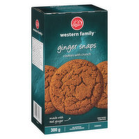 Western Family - Ginger Snap Cookies, 300 Gram