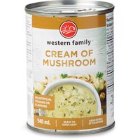 Western Family - Cream Of Mushroom Soup, 540 Millilitre