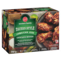 Western Family - Tavern Style Chicken Wings - Jamaican Jerk, 750 Gram