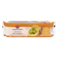 Western Family - Rice Crackers - Cheese, 100 Gram
