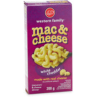 Western Family - Macaroni & Cheese - White Cheddar, 200 Gram