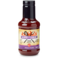 western Family - Honey Garlic BBQ Sauce, 425 Millilitre