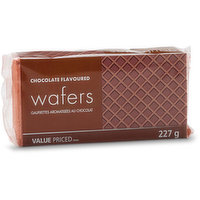 Value Priced - Chocolate Flavoured Ice Wafers, 227 Gram