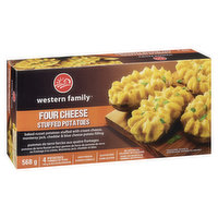 western Family - Four Cheese Stuffed Potatoes, 568 Gram