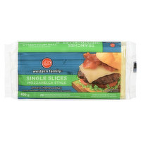 Western Family - Single Slices - Mozzarella Style Process Cheese Product