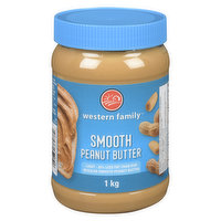 Western Family - Smooth Peanut Butter - Light, 1 Kilogram