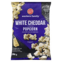 Western Family - White Cheddar Popcorn, 200 Gram