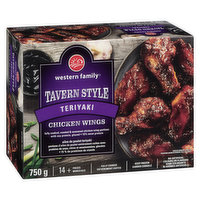 Western Family - Tavern Style Chicken Wings - Teriyaki, 750 Gram