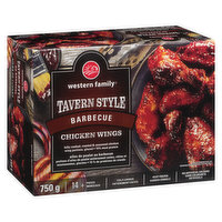 Western Family - Tavern Style Chicken Wings - Barbecue, 750 Gram