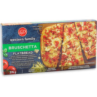 Western Family - Bruschetta Flatbread, 376 Gram