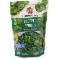 Western Family - Chopped Spinach, 500 Gram