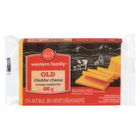 Western Family - Old Cheddar Cheese, 400 Gram