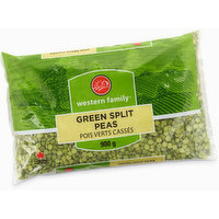 Western Family - Green Split Peas, 900 Gram