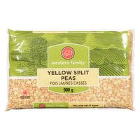 Western Family - Yellow Split Peas, 900 Gram