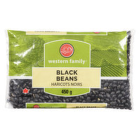 western Family - Black Beans, 450 Gram