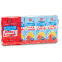Western Family - Fruit Juice Beverages, Less Sugar Berry Lemon, 200 Millilitre