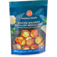 western Family - Bacon Wrapped Scallop Medallions - Uncooked, 300 Gram