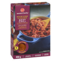 Western Family - Sous-Vide Cooked Beef Chili, 450 Gram